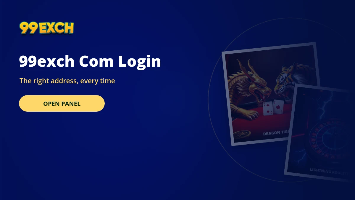 99exch.com sign-in address shown beside baccarat and roulette game tiles